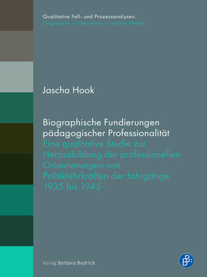 cover image of Biographische Fundierungen pädagogischer Professionalität